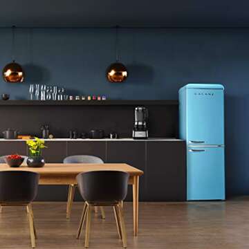 Stylish Galanz Retro Refrigerator for Small Spaces