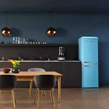 Stylish Galanz Retro Refrigerator for Small Spaces
