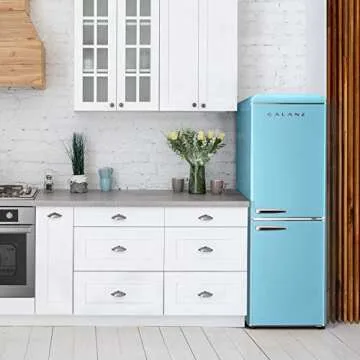 Stylish Galanz Retro Refrigerator for Small Spaces