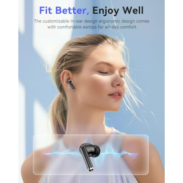 2024 Bluetooth 5.3 Wireless Earbuds - 50H Use