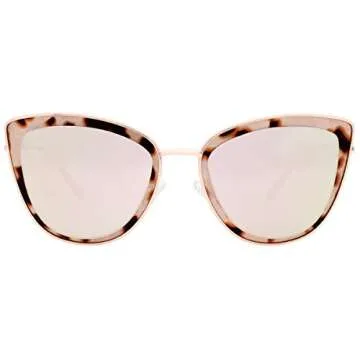 Oversized Leopard Print Cateye Sunglasses for Women