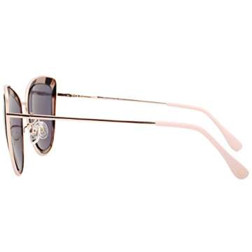 Oversized Leopard Print Cateye Sunglasses for Women