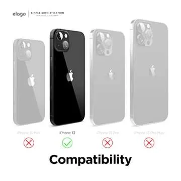 elago Liquid Silicone Case Compatible with iPhone 13 (6.1 inches), Premium Silicone Case, Full Protection Case – Shockproof Cover with 3 Structures, Soft Microfibre Prevents Scratches (Brown)