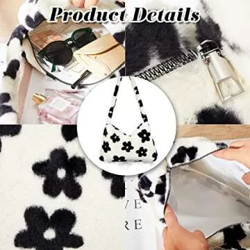 Weewooday Fluffy Shoulder Bag - Chic Autumn Winter Tote