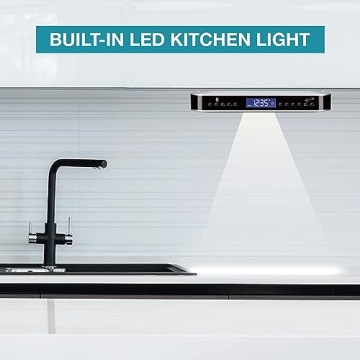 iLive Bluetooth Speaker with LED Light for Kitchen