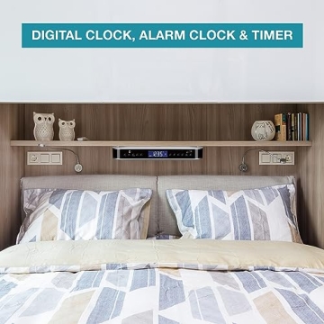 iLive Bluetooth Speaker with LED Light for Kitchen