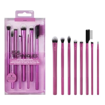 Real Techniques Vegan Eye Makeup Brush Set 8-Piece