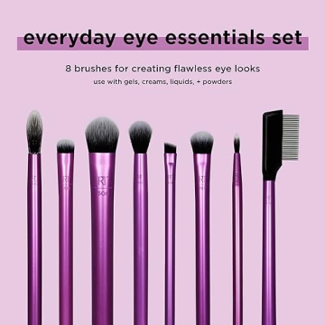 Real Techniques Vegan Eye Makeup Brush Set 8-Piece
