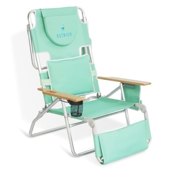 Ostrich Deluxe Reclining Lounge Chair for Beach Enjoyment