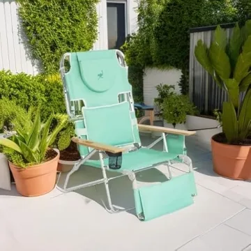 Ostrich Deluxe Reclining Lounge Chair for Beach Enjoyment