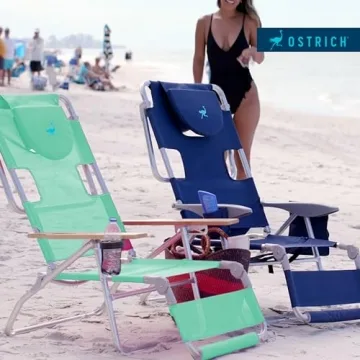 Ostrich Deluxe Reclining Lounge Chair for Beach Enjoyment