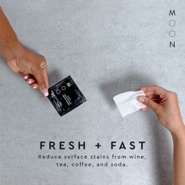 Moon Stain Prevention Teeth Wipes for Whitening & Cleansing