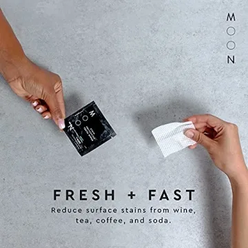 Moon Stain Prevention Teeth Wipes for Whitening & Cleansing