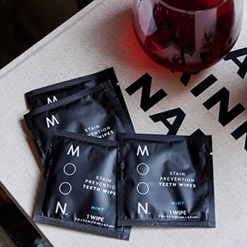 Moon Stain Prevention Teeth Wipes for Whitening & Cleansing