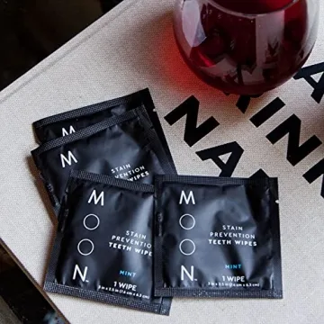 Moon Stain Prevention Teeth Wipes for Whitening & Cleansing