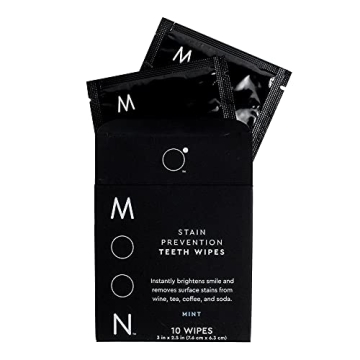 Moon Stain Prevention Teeth Wipes for Whitening & Cleansing