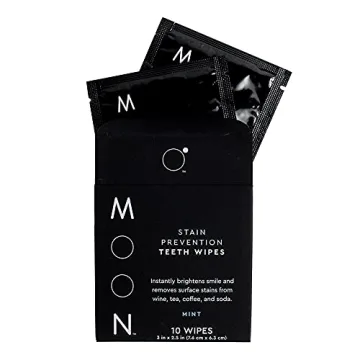 Moon Stain Prevention Teeth Wipes for Whitening & Cleansing