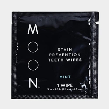 Moon Stain Prevention Teeth Wipes for Whitening & Cleansing