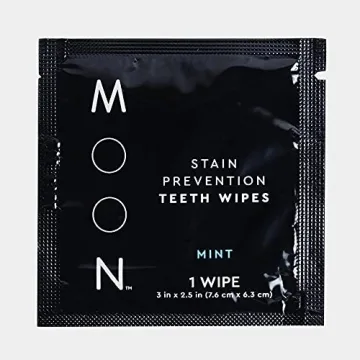 Moon Stain Prevention Teeth Wipes for Whitening & Cleansing