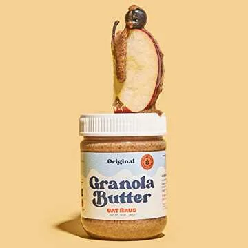 Oat Haus Organic Original Granola Butter | Peanut-free, Almond (Tree-Nut) Free, & School-Safe (Top 8 Allergen Free) | Sunflower Seed & Cookie Butter Alternative | 12 oz (1 Jar)