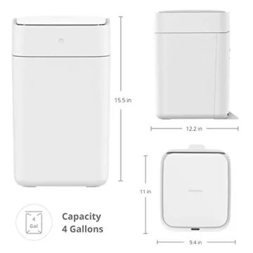 TOWNEW T1 Smart Self-Sealing Motion-Activated Trash Can