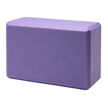 Gaiam Yoga Block - Supportive Latex-Free Eva Foam - Soft Non-Slip Surface With Beveled Edges For Yog...