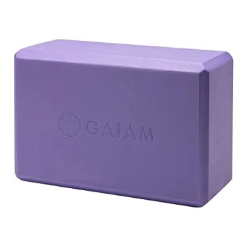 Gaiam Yoga Block - Supportive Latex-Free Eva Foam - Soft Non-Slip Surface With Beveled Edges For Yog...