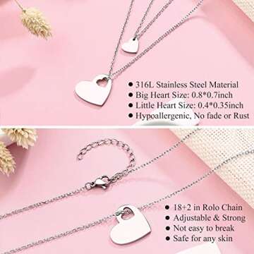 Mommy and Me First Day of School Necklace