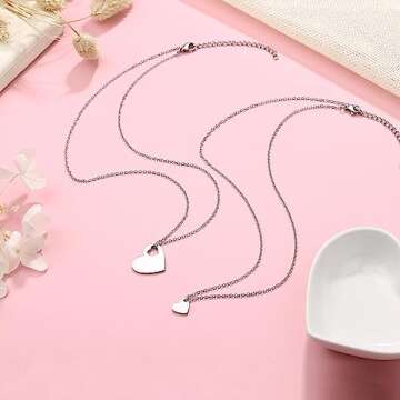 Mommy and Me First Day of School Necklace