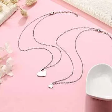 Mommy and Me First Day of School Necklace