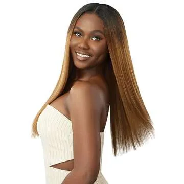 Outre 18" Natural Yaki Clip-In Hair Extensions - 9pcs