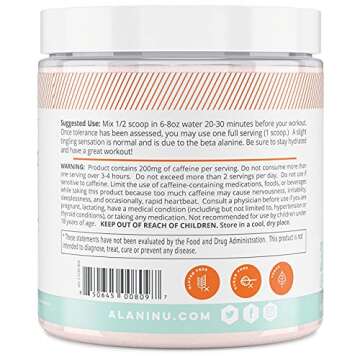 Alani Nu Pre Workout Supplement Powder for Energy, Endurance & Pump | Sugar Free | 200mg Caffeine | Formulated with Amino Acids Like L-Theanine to Prevent Crashing | Carnival Candy Grape, 30 Servings