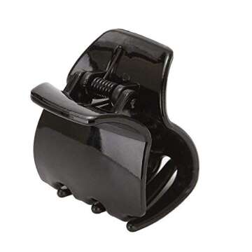 Yishenyishi 10 Pack Black Jaw Clips For Thick Hair, Non-slip Hair Claw Clip for Women and Girls