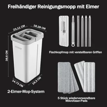 JOYMOOP Mop with Bucket - Easy Cleaning Solution for Everyone