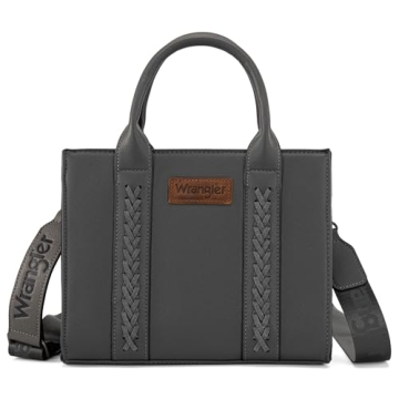 Wrangler Women's Tote Bag - Stylish Satchel with Crossbody Strap