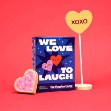 We Love to Laugh [A Couples Game, Hilarious Relationship Card Game, Date Night, Anniversaries, Game Night, Valentine’s Day Gift Idea, Don’t Laugh Couples Edition, Try Not to Laugh Game]