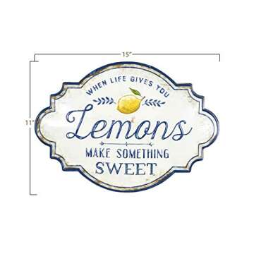 Creative Co-Op When Life Gives You Lemons Make Something Sweet Metal Wall Décor