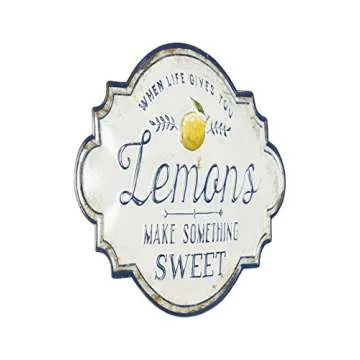 Creative Co-Op When Life Gives You Lemons Make Something Sweet Metal Wall Décor