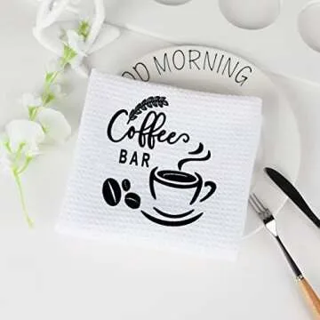 DGAGA Self Adhesive Silk Screen Printing Stencil Mesh Stencils Farmhouse Kitchen Theme Reusable Silk Screen Stencils for DIY Coffee bar bakery signs, Fabric,Home Decor, Crafts Chalks, Chalk Paste