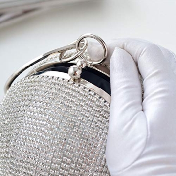 Elegant Rhinestone Clutch for Weddings and Prom