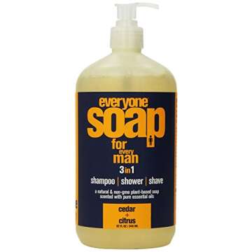 Eo Products Everyone Soap for Men, Cedar/Citrus, 32 Ounce