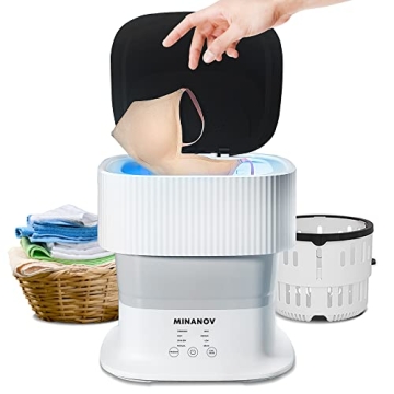 MINANOV Mini Portable Washing Machine for Easy Laundry