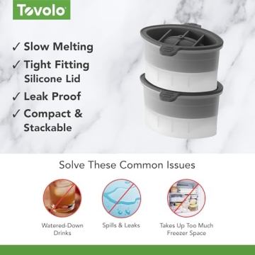 Tovolo Football Ice Molds - Fun Drinks for Sports Fans