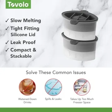 Tovolo Football Ice Molds - Fun Drinks for Sports Fans