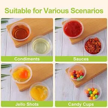 TashiBox 1 oz Disposable Mini Portion Cups 200 Count