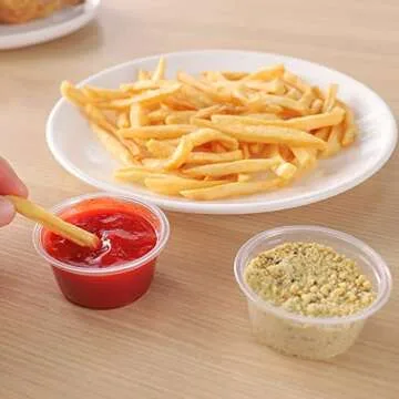 TashiBox 1 oz Disposable Mini Portion Cups 200 Count