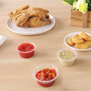 TashiBox 1 oz Disposable Mini Portion Cups 200 Count