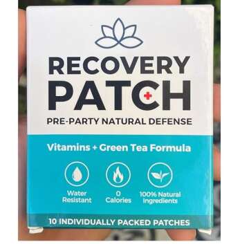 Party Patches - 10 Pack - Natural Individually Wrapped Patch - Perfect for Bachelorette Party Favors and Bachelorette Bag Stuffers - Skin Friendly Patch for an Incredible Night Out!