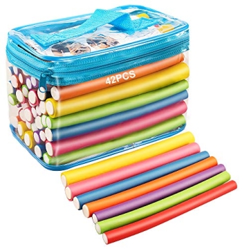 AIDUCHO Heatless Hair Curlers - 42PCS Flexible, Soft Foam Rollers for All Hair Types