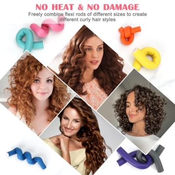 AIDUCHO Heatless Hair Curlers 42PCS Flexible & Soft